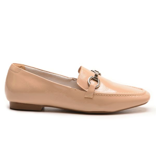 Sapato Mocassim Sapatilha Feminina Retrô Em Couro ... - Rangali
