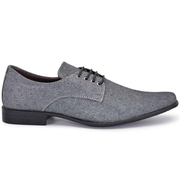 Sapato social hot sale masculino cinza claro