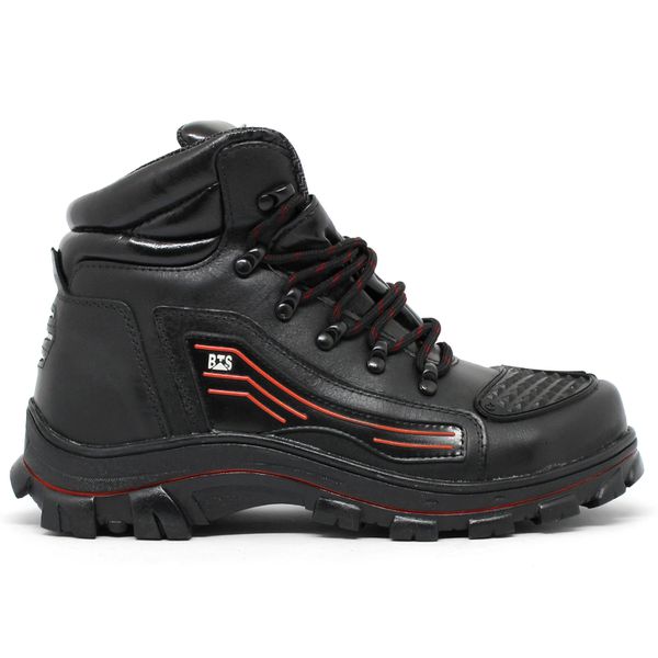 Bota Bell Boots Adventure/Motoqueiro 2050 - Preto/Vermelho 