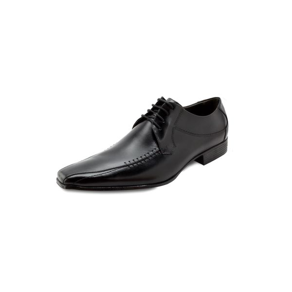Sapato Confort Ettore, Lucca - Couro Preto.