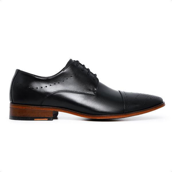Sapato Social Ettore, Trajano - Vegetal Preto