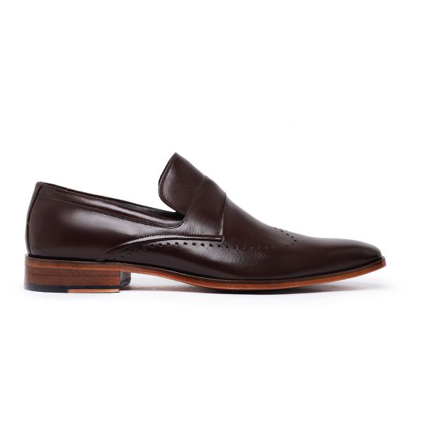 Sapato Casual Ettore, Vittoria - Couro Tabaco.