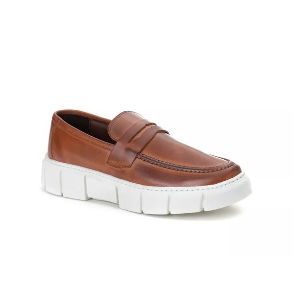 Slip On Confort Couro Castor 