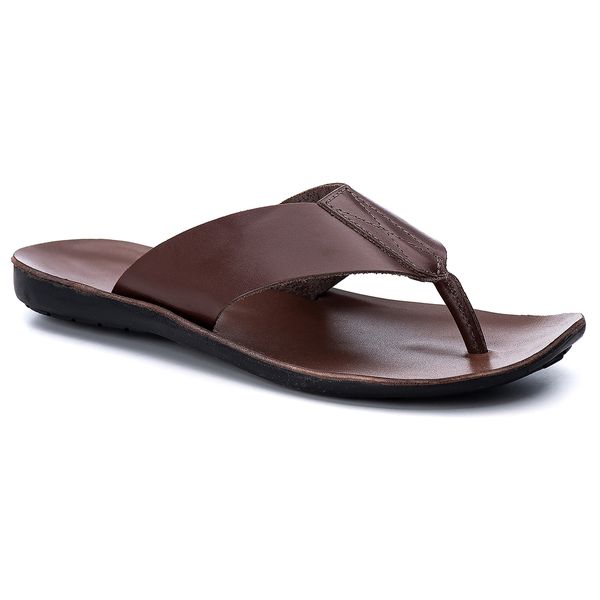 CHINELO COURO CAFÉ M013