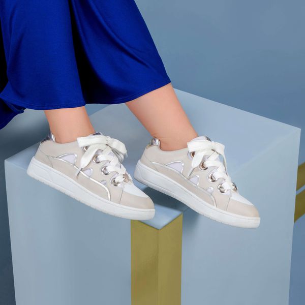 Tênis Napa Off White Feminino em Couro Legitimo