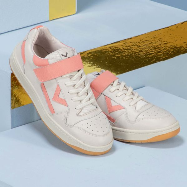 Tênis Napa Off White Rose Feminino em Couro Legitimo