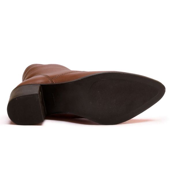 Bota Feminina Couro Cano Curto Casual Nescau