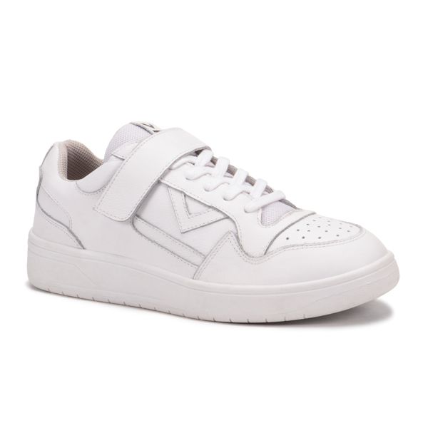 Tênis Casual Napa Branco Feminino em Couro Legitimo