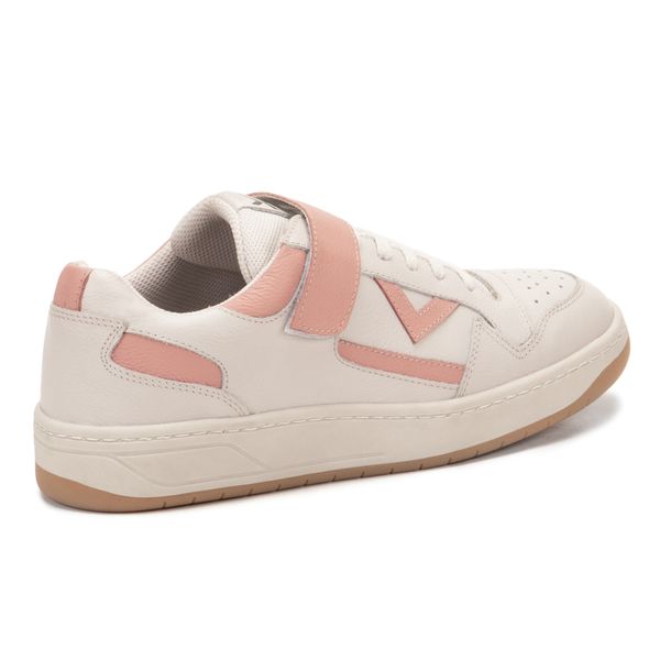 Tênis Napa Off White Rose Feminino em Couro Legitimo