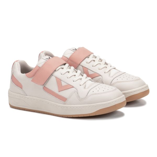 Tênis Napa Off White Rose Feminino em Couro Legitimo