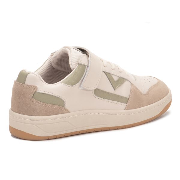 Tênis Napa Off White Verde Feminino em Couro Legitimo
