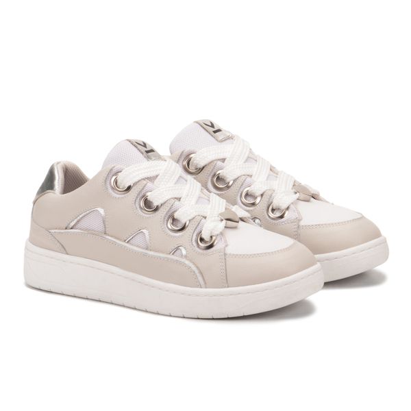 Tênis Napa Off White Feminino em Couro Legitimo