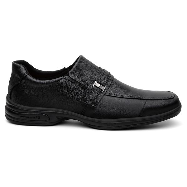 Sapato Slip-on Fivelado Stratos Preto