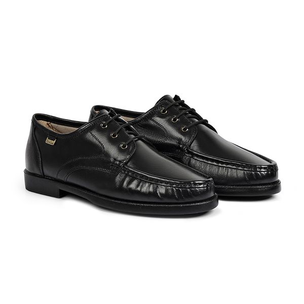 Mocassim Preto de Amarrar