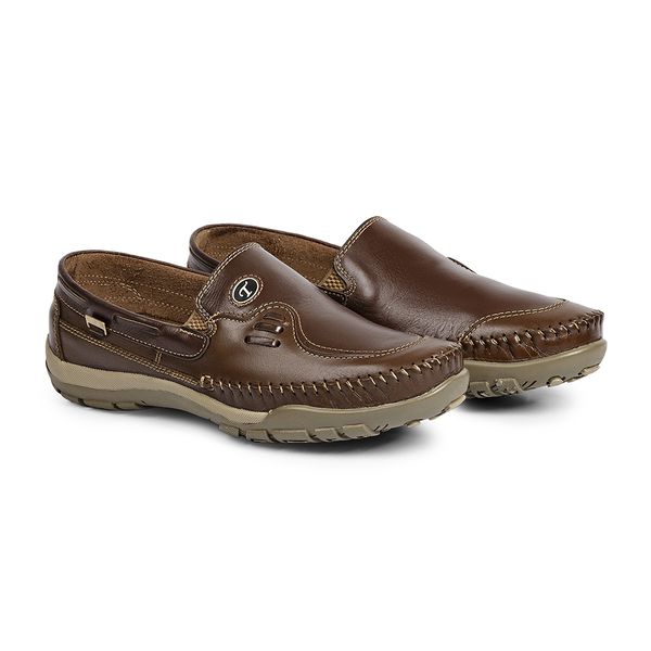 Sapatilha Mocassim Casual Caramelo/Tabaco