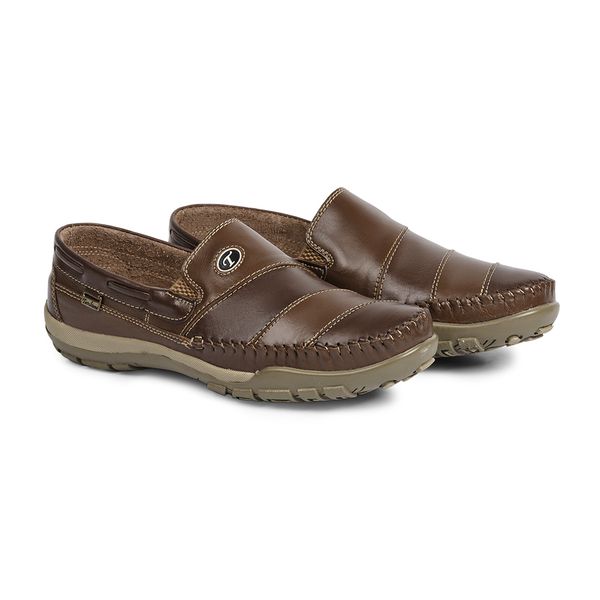 Sapatilha Mocassim Casual Caramelo/Tabaco
