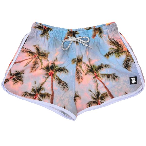 Short Feminino com Estampa Coqueiros 