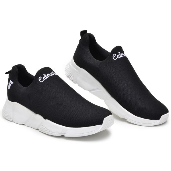Tênis Calmaria Life Preto e Branco