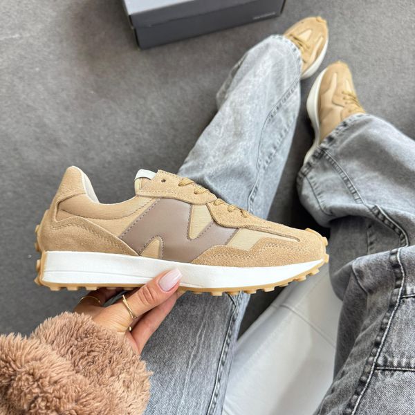 Tênis New Balance 327 Bege/Café