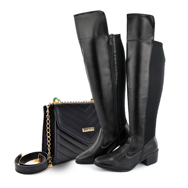 Bota over the outlet knee com neoprene