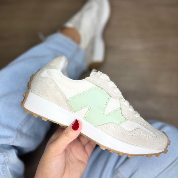 Tênis New Balance 327 Off Menta
