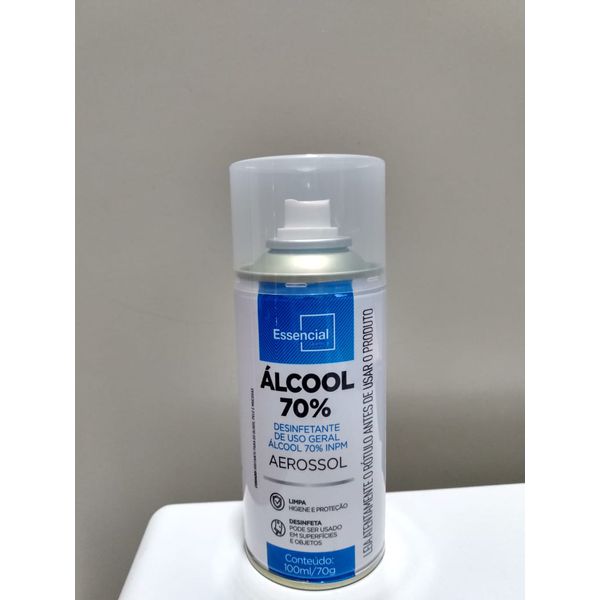 ALCOOL SPRAY 70% 100 ML DESINFETANTE USO GERAL