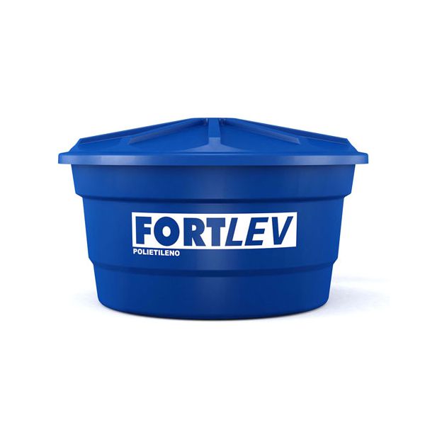 CAIXA D'AGUA PVC 500L FORTLEV H 0,72 X D 1,24