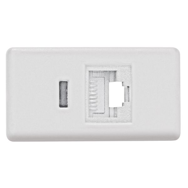 MÓDULO TOMADA RJ45 (CAT. 6) COR BRANCO