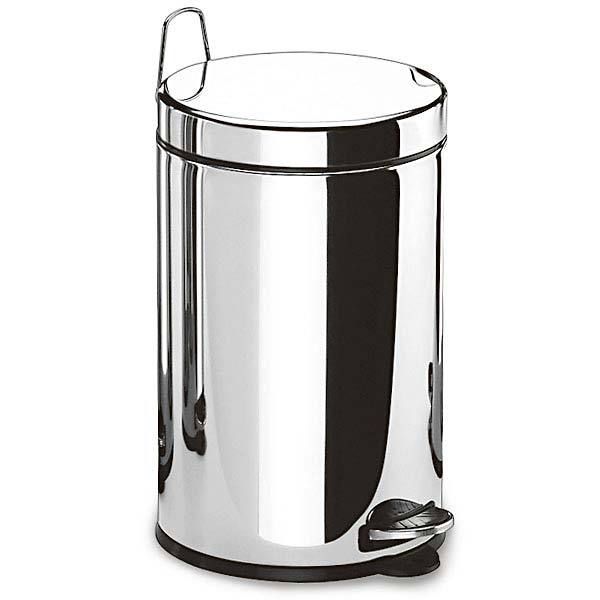 LIXEIRA INOX COM PEDAL 12 LITROS