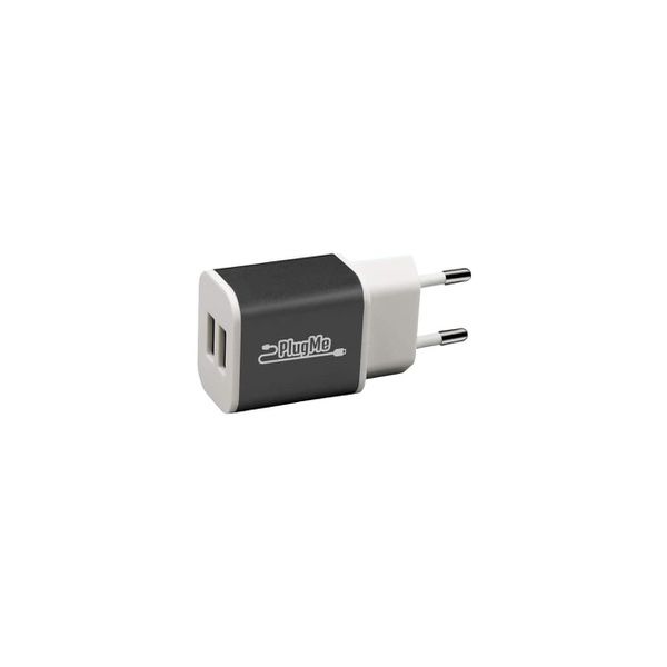 CARREGADOR UNIVERSAL PAREDE C/ 02 SAIDAS USB 2.1A PRETO