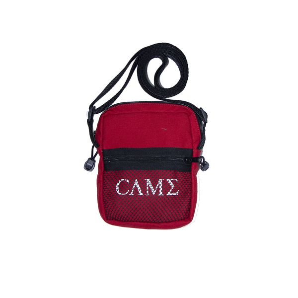 Shoulder Bag Came Print Red