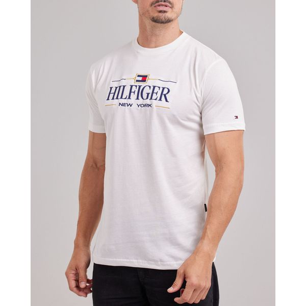 Camiseta Algodão Egípcio TH - Branco