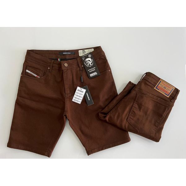 Bermuda shop jeans marrom