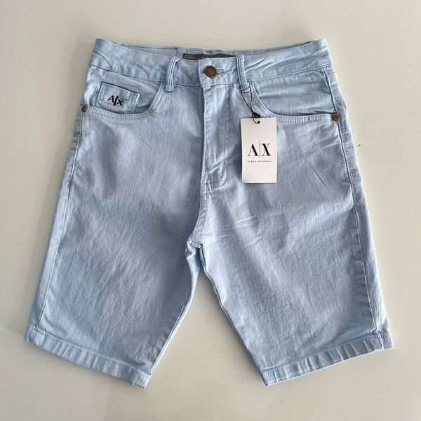 Bermuda Jeans Arm COLORS - Azul bebe