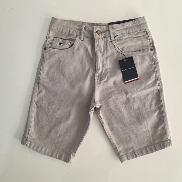 Bermuda Jeans TH COLORS - Cinza Claro 