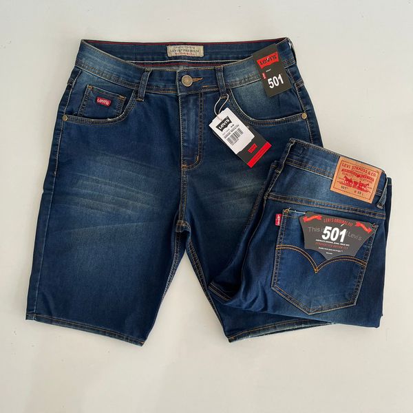 Bermuda Jeans LVS - Azul Escuro