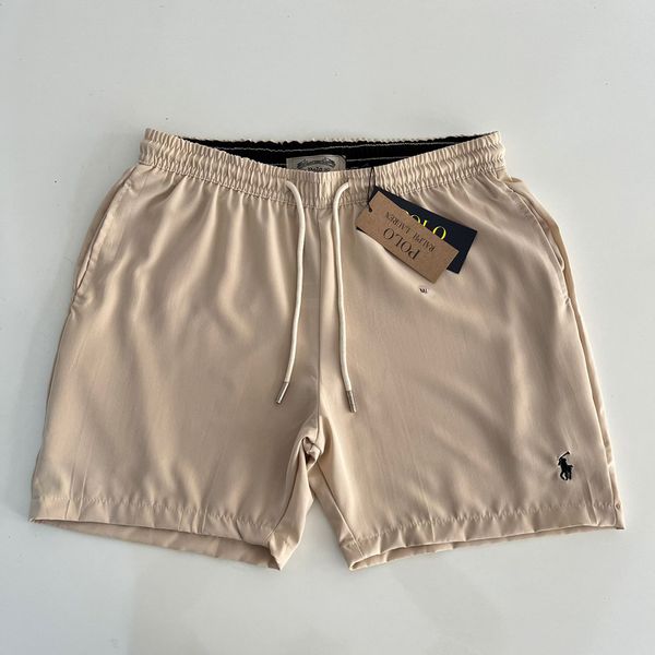 Bermuda Tactel Poliamida RL Elastano - Bege