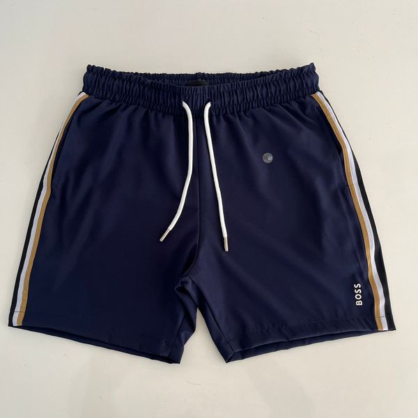 Bermuda Tactel Poliamida HB Elastano - Azul marinho