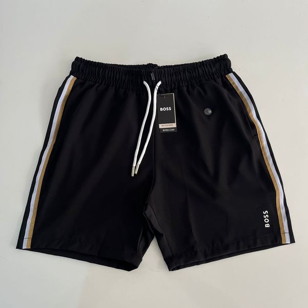 Bermuda Tactel Poliamida HB Elastano - Preto