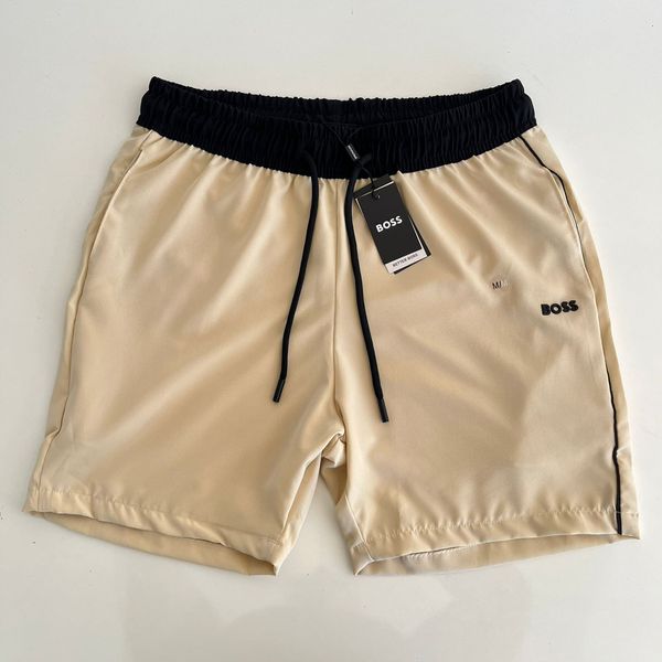 Bermuda Tactel Poliamida HB Elastano - Bege