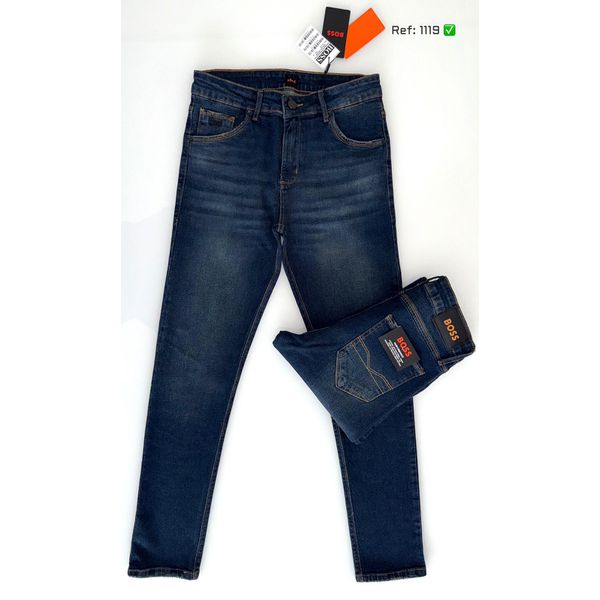 Calça Jeans HB Skinny - Azul Escuro