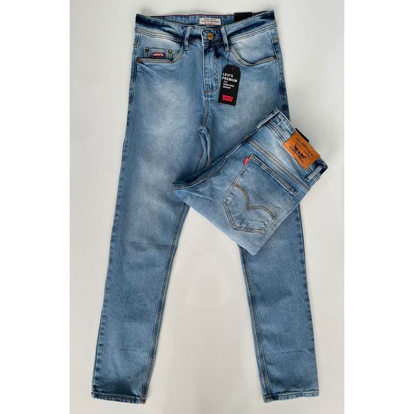 Calça Jeans LVS Slin - Azul Claro