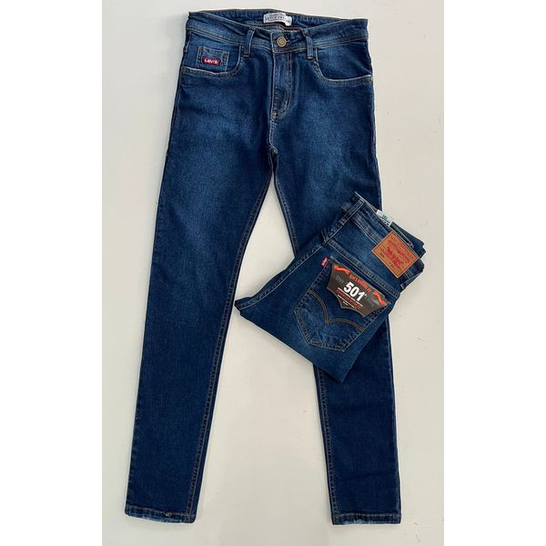 Calça Jeans LVS Slin FIT- Azul Escuro