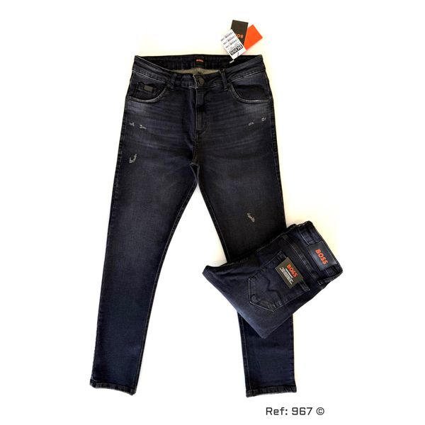 Calça Jeans HB Skinny - Azul escuro