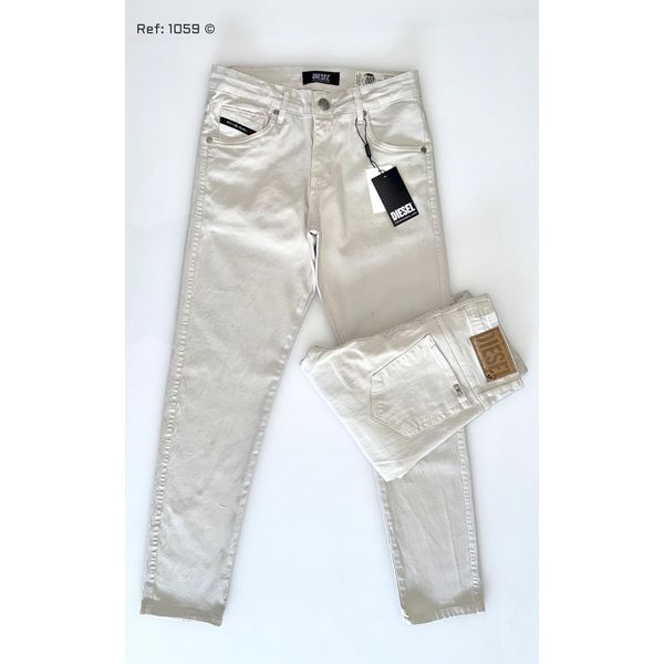 Calça Jeans DSL Skinny - Creme