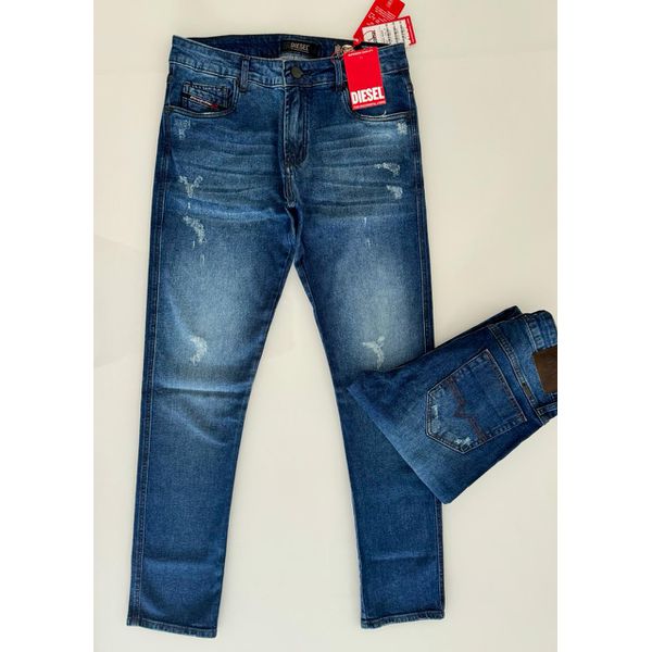 Calça Jeans DSL skinny - Azul botão preto