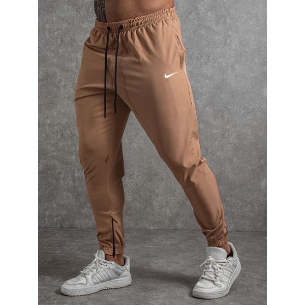 Calça Jogger Tactel Elastano NK - Marrom