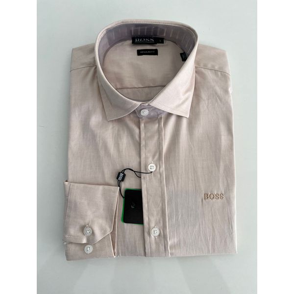 Camisa Social HB Elastano - Bege
