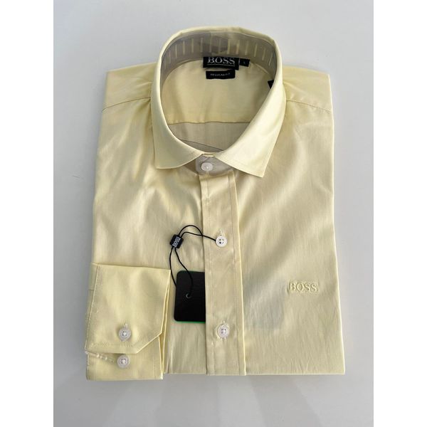 Camisa Social HB Elastano - Amarelo