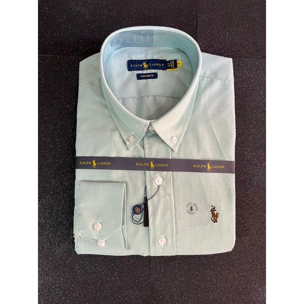Camisa Social Oxford RL - Verde Agua